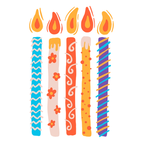 Bday Candle Party PNG