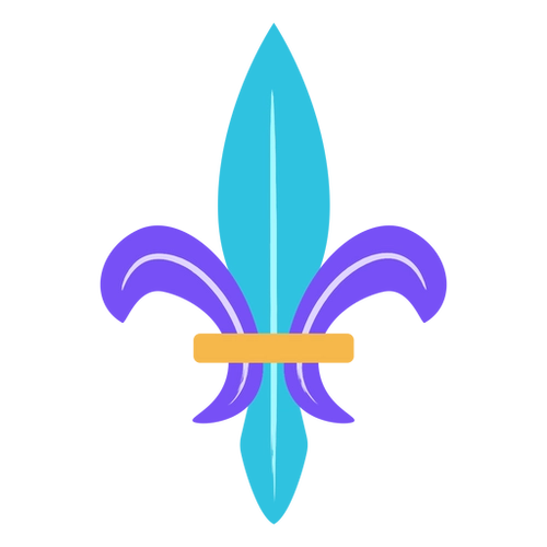 Carnival Flower Symbol Flat PNG