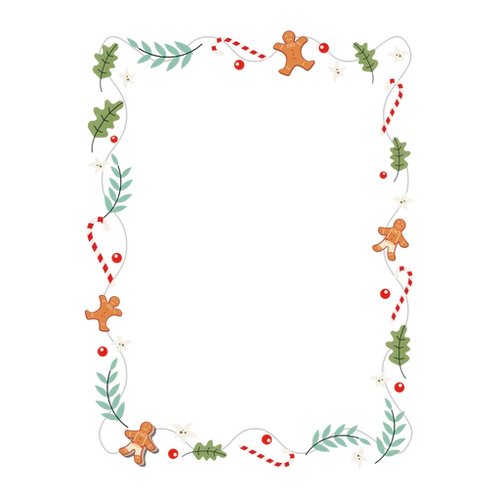 Christmas Toy Garland PNG