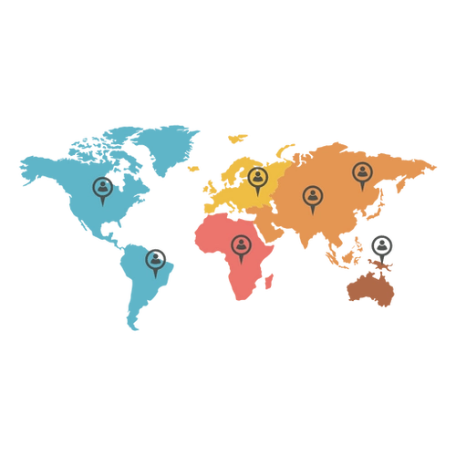 Continental Marker Man Map