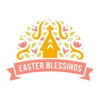 Easter Blessings Symbolic Label