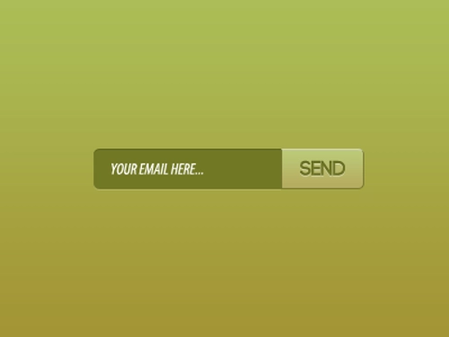 Email Sign Up interface