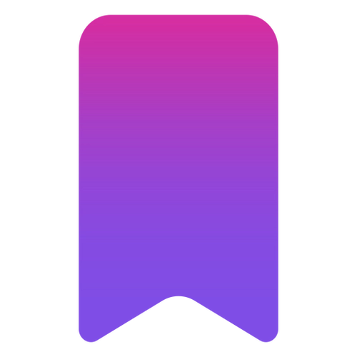 Flat Bookmark Icon PNG