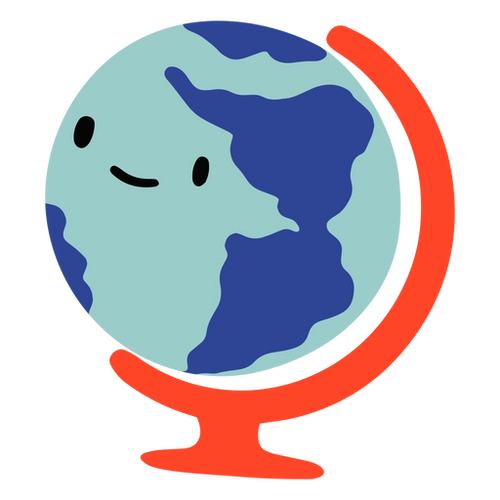 Globe planet charming PNG Art