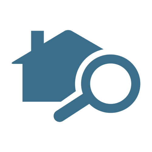 Home Search Icon PNG Design