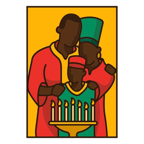 Kwanzaa Family Celebration Art