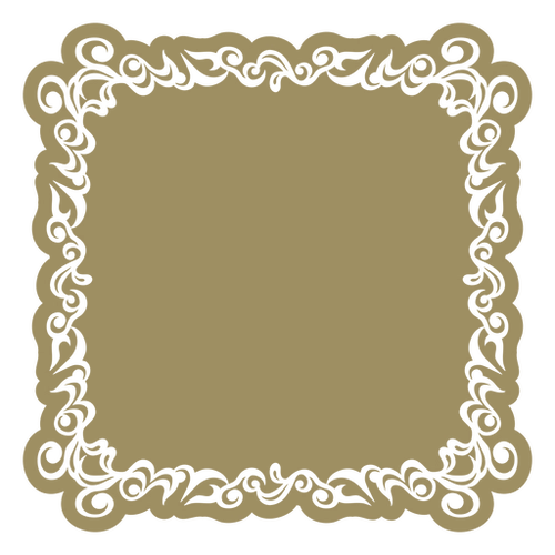 Ornate Border Line PNG