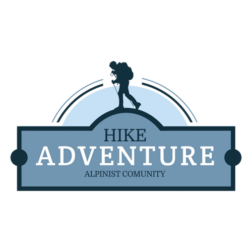 Retro Hike Label Badge