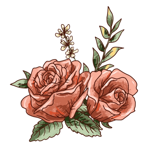 Rose Icon Nature PNG