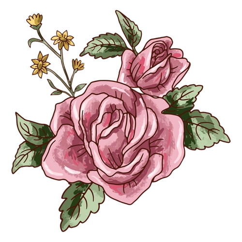 Roses Nature Icon - Flower PNG