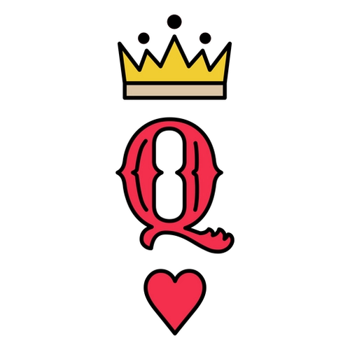 Royal Q Heart Design