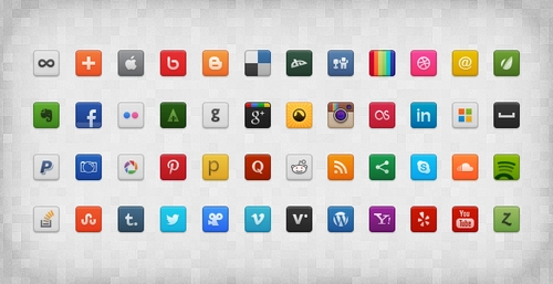 Social Media Icon Set