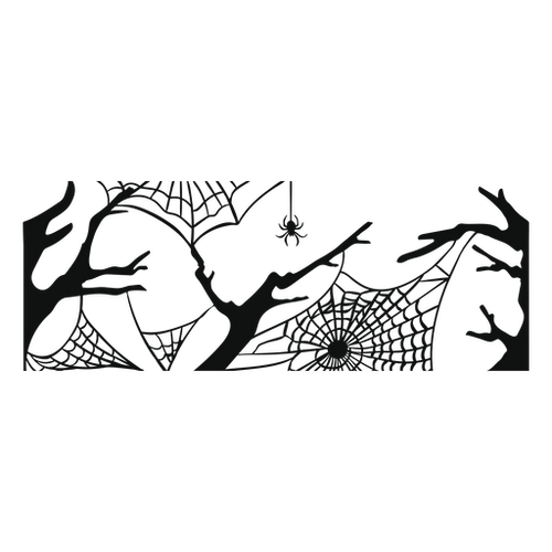 Spooky Spiderweb Tree PNG