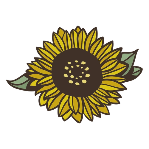 Sunshine Floral PNG Design