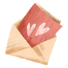 Valentine Love Letter PNG