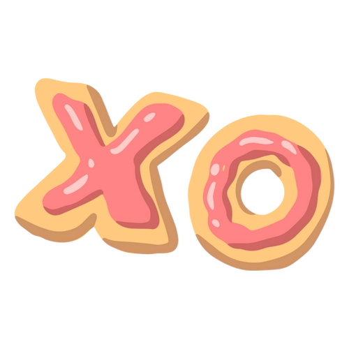 Valentine's Heart Cookie PNG