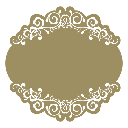 Victorian Decorative Frame PNG